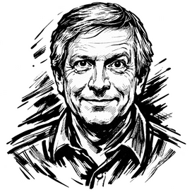 Sketch of Steve Isaacson